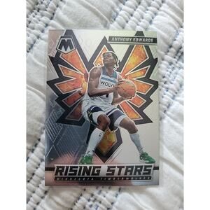Anthony Edwards 2021-22 Panini Mosaic #3 - Rising Stars - Minnesota Timberwolves